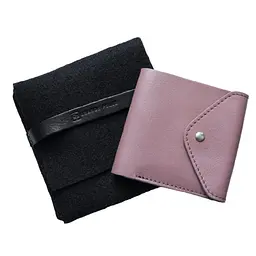 Чоловічий шкіряний портмоне рожевий GRANDE PELLE 11.5х9х1.5 см acs0032097 - мініатюра 3