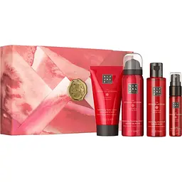 Подарочный набор Rituals The Ritual of Ayurveda Gift Set S: гель-пена для душа Foaming Shower Gel 50 мл + масло для тела Rich Body Oil 30 мл + спрей для волос и тела Hair & Body Mist 20 мл + крем для тела Body Cream 70 мл