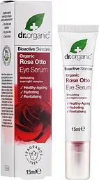Сироватка для шкіри навколо очей Роза Отто Dr. Organic Bioactive Skincare Rose Otto Eye Serum 15 мл - мініатюра 2