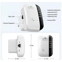 Ретранслятор XON ReLink X300R1 300Мбіт/с 2.4 ГГц Білий (XRRWSW021003W 5566) - мініатюра 8