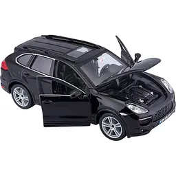 Автомодель Bburago Porsche Cayenne Turbo 1:24 Black (18-21056) [119121] - мініатюра 3