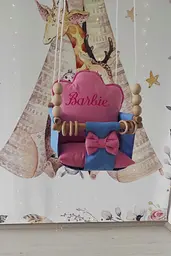 Підвісна гойдалка Лялька Барбі ( Barbie ), гойдалка для дітей - мініатюра 3