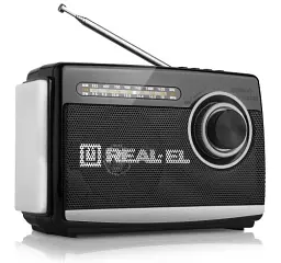 Радіоприймач 1.0 Real-El X-510 Black, 3 Вт, пластиковий корпус, FM/AM/SW, USB, SD/microSD, акумулятор, ліхтарик - мініатюра 5