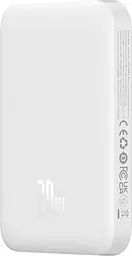 Портативний акумулятор Baseus Magnetic Mini Air Wireless 20W 6000mAh white (P10059002223-00) - мініатюра 3