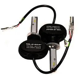 Лампи світлодіодні LED в авто надяскраві 8000lm з цоколем H3 потужністю 50W і колірною температурою 6500K XPRO COKOL LED S1-H3 комплект 2 шт. - мініатюра 2