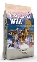 Сухий корм для дорослих собак Taste of the Wild Wetlands Canine качка/перепілка 12.2 кг (9747-HT60)