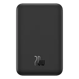 Зовнішній акумулятор Baseus Magnetic Mini Wireless Fast Charge Power Bank 5000mAh 20W Cluster Black（With Simple Series Charging Cable Type-C to Type-C (P10022107113-00) - мініатюра 3