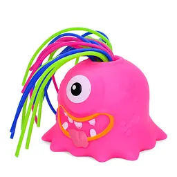 Дитяча іграшка-антистрес Монстрик FG231109065Q(Pink) звук та світло, 5 см