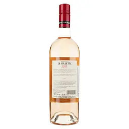 Вино La Villette Rose рожеве сухе 0.75 л - мініатюра 2