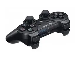 Бездротовий джойстик PS3 DualShock (чорний) - мініатюра 4