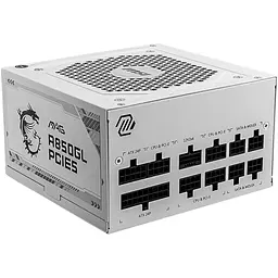 Блок живлення MSI MAG A850GL PCIE5 White 850W