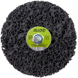 Круг зачисний Alloid Building Tools корал з тримачем для дриля 100 мм (SD-100225)