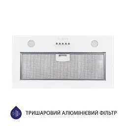 Витяжка вбудована Minola HBI 5262 WH GLASS 700 LED - мініатюра 4