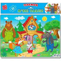 Розвиваючі м'які пазли Vladi Toys Теремок 35 елементів VT1102-29  