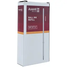 Стержень кульковий Axent 2003 0.7 мм 107 мм синій упаковка 100 шт. (DBR2003-02) - мініатюра 2
