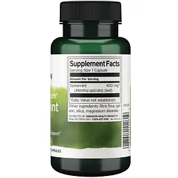 Листя м’яти колосистої Swanson Spearmint Leaf 400 mg Full Spectrum 60 капсул - мініатюра 2