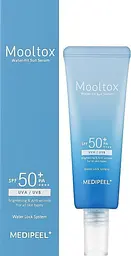 Ультразволожувальна СПФ сироватка для обличчя 50 мл Medi Peel Aqua Mooltox Water-Fit Sun Serum SPF 50+ PA++++