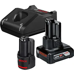 Акумулятори для електроінструментів Bosch GBA 12V 2.0 Ah та GBA 12V 4.0 Ah із з/п GAL 12V-40