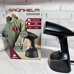 Ручний вертикальний відпарювач Grunhelm GHS1816B парова праска для одягу з керамічною підошвою 1800 Вт - мініатюра 3
