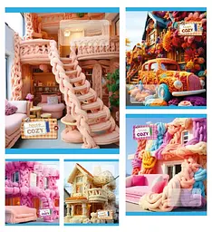 
Зошити учнівські 24 аркуша клітинка Тверда COZY, 20 шт. в упаковці