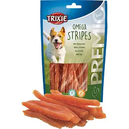Ласощі для собак Trixie PREMIO Omega Stripes 100 г (курка) - мініатюра 4