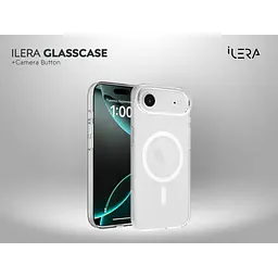 Чохол iLera GlassCase + Camera Button with MagSafe для Apple iPhone Air Frosted (ILGCLCa17Air) [150409] - мініатюра 7