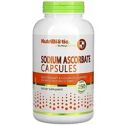 Вітаміни Nutribiotic Sodium Ascorbate 250 caps (1086-2022-10-1727)