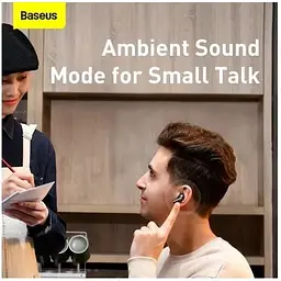 Навушники Baseus Simu ANC S2 Bluetooth сірі (NGS2-0G) - мініатюра 10