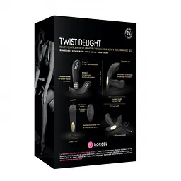 Вібратор Dorcel Twist Delight 11.5 см чорний - мініатюра 14