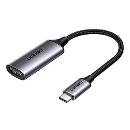 Переходник USB 2.0 Type C --> HDMI V2.0 4K@60Hz 10 См CM297 UGREEN Серый - миниатюра 1