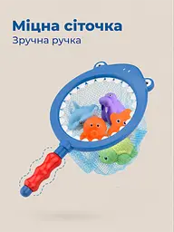 Набір іграшок для купання силіконових бризкалок дитячі іграшки розвиваючі для ванни душ води піску пляжу немовлят малюків іграшка розвивальна акула - мініатюра 4