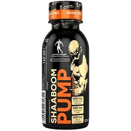 Передтренувальний комплекс Kevin Levrone Shaaboom Pump Juice Shot, 120 мл - Апельсин-цитрус