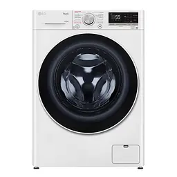 Пральна машина LG фронтальна, 10,5кг, 1400, A+++, 57см, дисплей, пара, інвертор, білий (F4V5RS0WW)