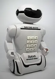 Дитячий Іграшковий Сейф Робот з Електронним Кодовим замком і Нічником Robot Piggy Bank - мініатюра 9