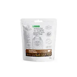 Беззернові ласощі для собак Nature's Protection SC White Dogs Mobility & Joint Health з ягням, 150 г