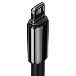 Кабель Baseus Tungsten Gold Fast Charging Cable USB to Lightning 2.4A 1m CALWJ-01 Black - мініатюра 3