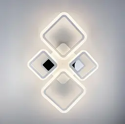 LED світильник із 3D підвісткою Line.F Колір корпусу Чорний - мініатюра 2