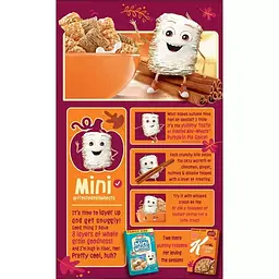 Пластівці Kellogg's Frosted Mini Wheats Pumpkin Pie Spice Cold Breakfast Cereal 623.7g - мініатюра 3