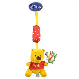Брязкальце підвісне UKC Вінні Пух зі звуковим кільцем 34х9 см Disney01 Різнокольоровий