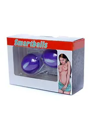 Вагінальні кульки Boss Series Smartballs, 19 см, фіолетовий - мініатюра 4