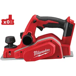 Рубанок акумуляторний MILWAUKEE, M18 BP-0, 82мм (+пилозбірник, кутова та бічна напрямна) - мініатюра 2