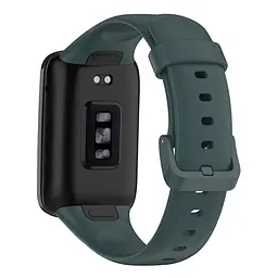 Силіконовий ремінець для фітнес браслетів Xiaomi Mi Band 7 Pro, Silicone, green, зі зручною застібкою, на фітнес трекер та смарт годинник, ArmorStandart (ARM66796) - мініатюра 2
