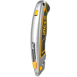 Ніж трапецієвидний Ingco Industrial Profi 6 ​​лез SK5 61х19 мм (HUK6128) - мініатюра 3