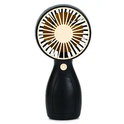 Портативний ручний вентилятор Bambi MK 5663-2Yellow 13 см, акумулятор, USB зарядне