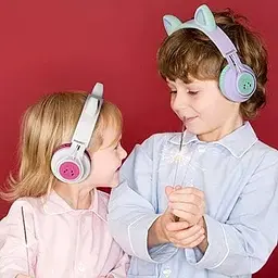 Дитячі навушники Riwbox CT-7S Cat Ear Bluetooth - мініатюра 4