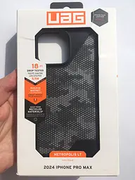 Оригінальний протиударний чохол UAG Metropolis LT MagSafe для iPhone 16 Pro Max (6.9") Camo Graphite 114453113234 - мініатюра 2