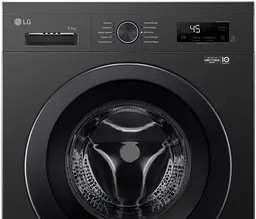 Пральна машина LG фронтальна, 6.5кг, 1200, A+++, 44см, дисплей, пара, інвертор, чорний (F2Y1WS6J) - мініатюра 8