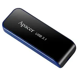USB флеш накопичувач Apacer 32GB AH356 Black USB 3.0 (AP32GAH356B-1) - мініатюра 2