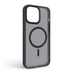 Чехол для Apple iPhone 13 Pro Max, Uniq MagCase, черный, противоударный, панель-накладка с MagSafe, ударопрочный TPU+PC, с магнитом MagSafe, поддержка полноценной беспроводной зарядки, ArmorStandart (ARM75273) - мініатюра 2