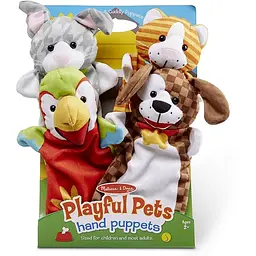 Ляльковий театр Melissa & Doug Домашні тварини 4 шт. (MD19084)